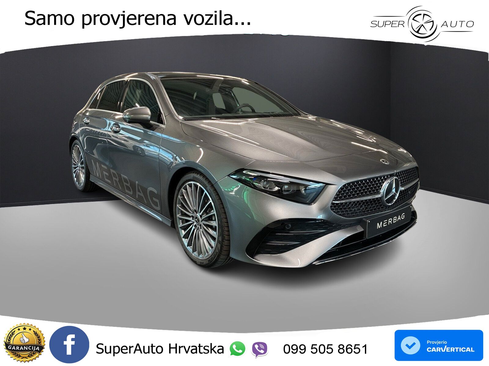 Mercedes-Benz A 200 7G-DCT AMG ACC+GR SJED+360+PANO