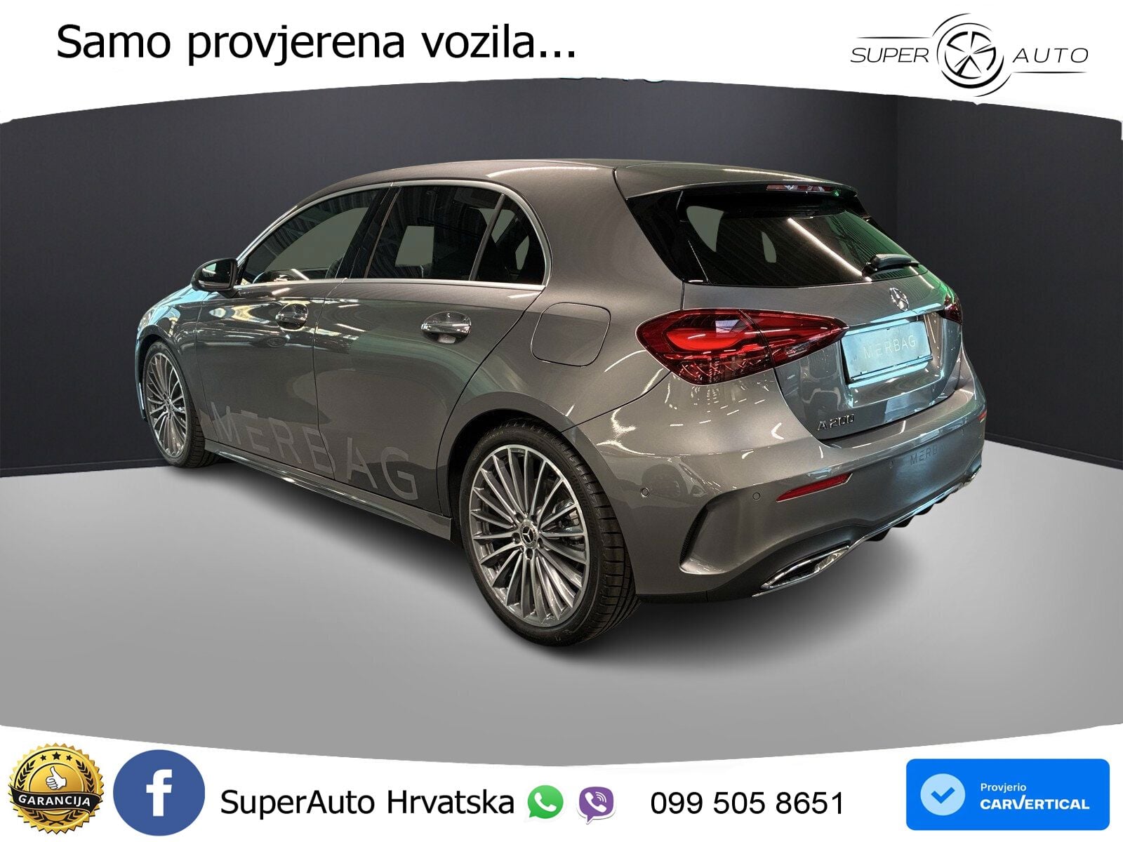 Mercedes-Benz A 200 7G-DCT AMG ACC+GR SJED+360+PANO