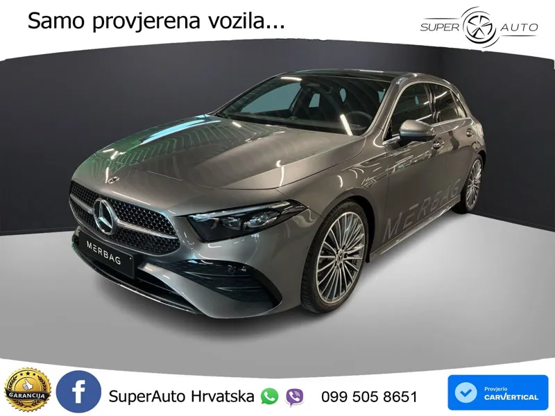 Mercedes-Benz A 200 7G-DCT AMG ACC+GR SJED+360+PANO