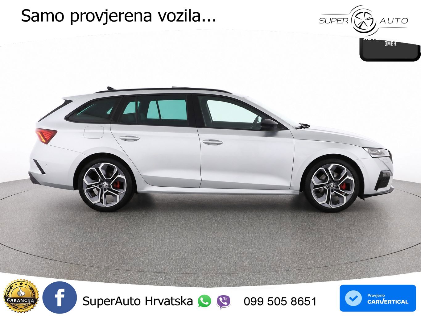 Škoda Octavia Combi RS 2.0 TDI (200 KS) 4x4 DSG LED+GR SJED+ACC