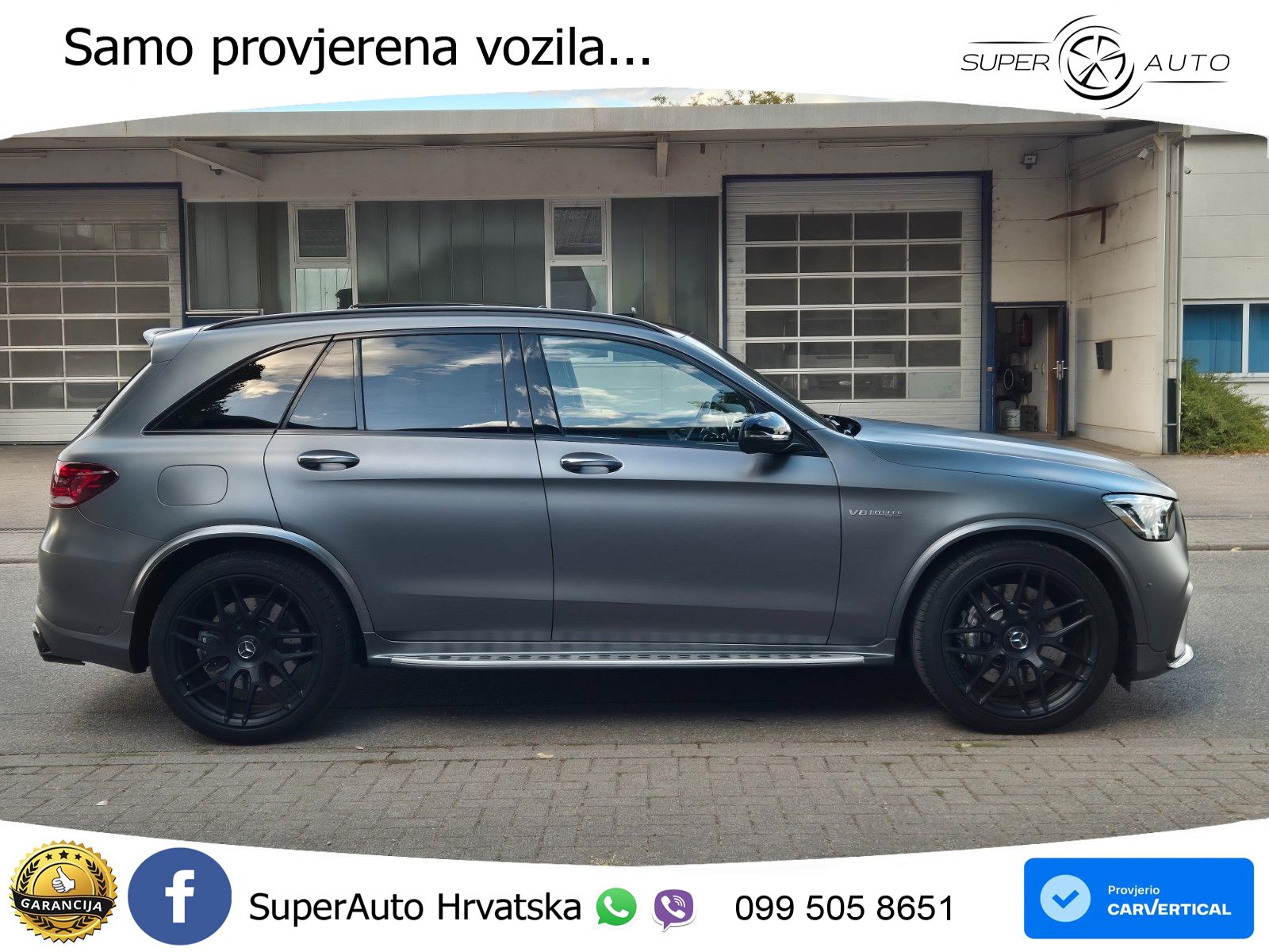 Mercedes AMG GLC 63 V8 (476 KS) 4MATIC+ MCT ACC+HEAD+GR SJED+360+PANO