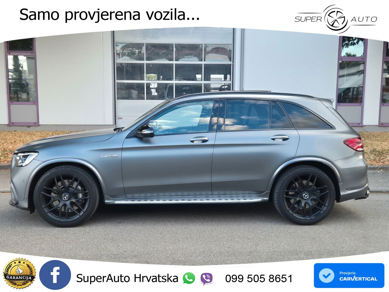 Mercedes AMG GLC 63 V8 (476 KS) 4MATIC+ MCT ACC+HEAD+GR SJED+360+PANO