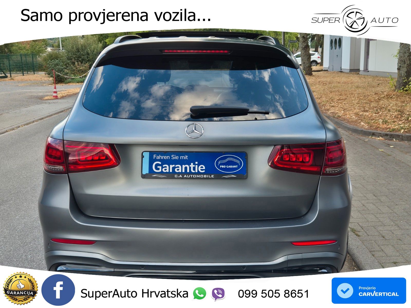 Mercedes AMG GLC 63 V8 (476 KS) 4MATIC+ MCT ACC+HEAD+GR SJED+360+PANO
