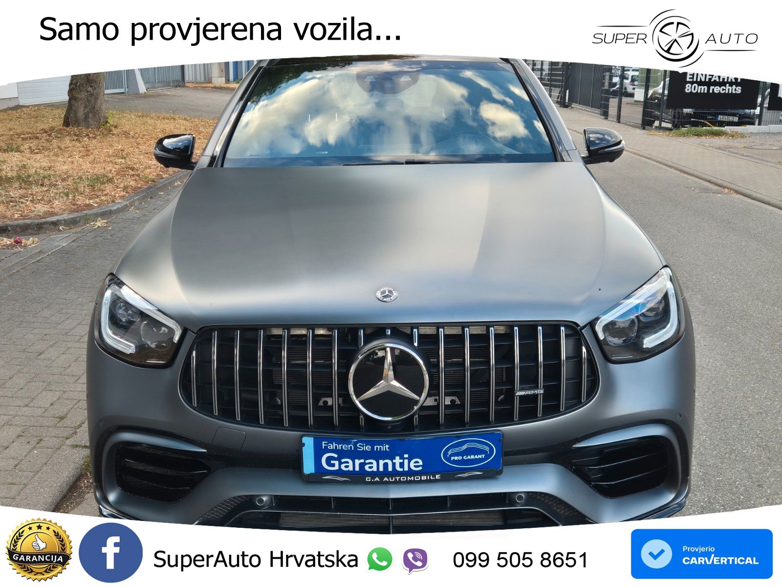 Mercedes AMG GLC 63 V8 (476 KS) 4MATIC+ MCT ACC+HEAD+GR SJED+360+PANO
