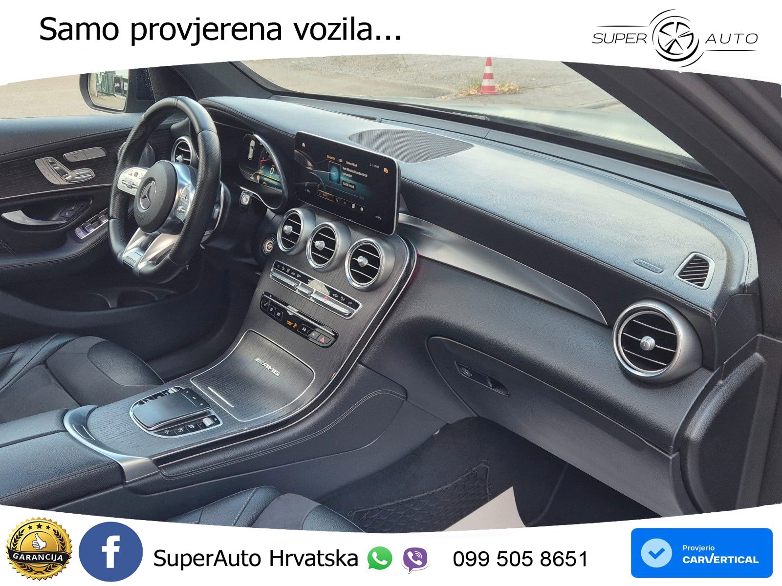 Mercedes AMG GLC 63 V8 (476 KS) 4MATIC+ MCT ACC+HEAD+GR SJED+360+PANO