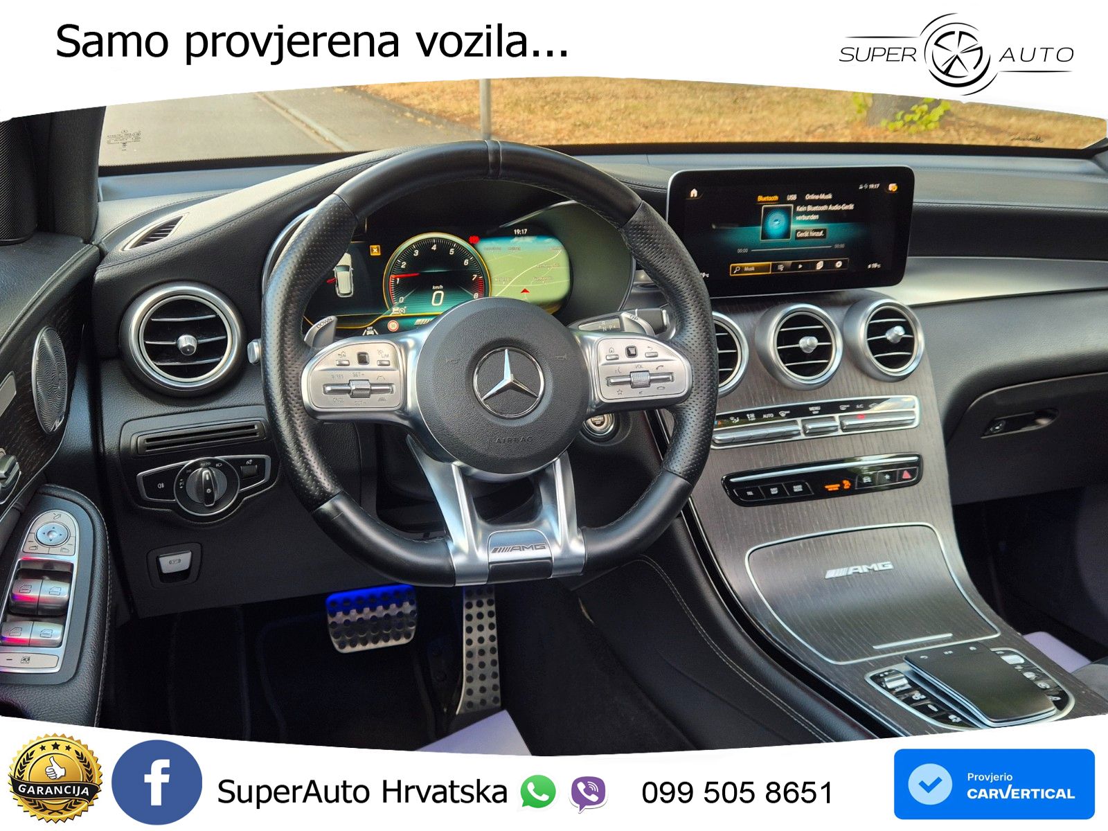 Mercedes AMG GLC 63 V8 (476 KS) 4MATIC+ MCT ACC+HEAD+GR SJED+360+PANO