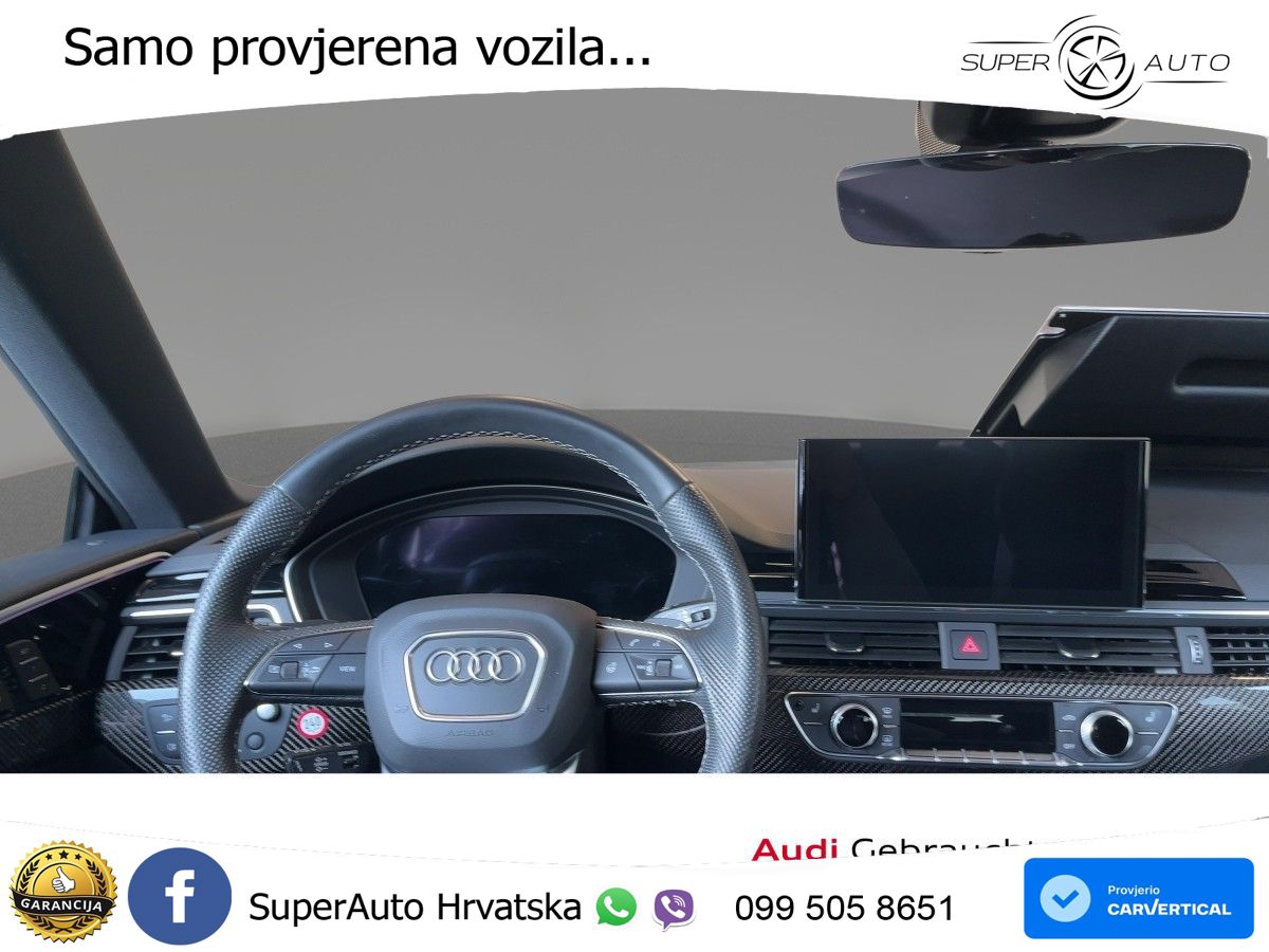 Audi A5 Sportback  40 TFSI (204 KS) quattro S tronic S line MATRIX+GR SJED+KAM