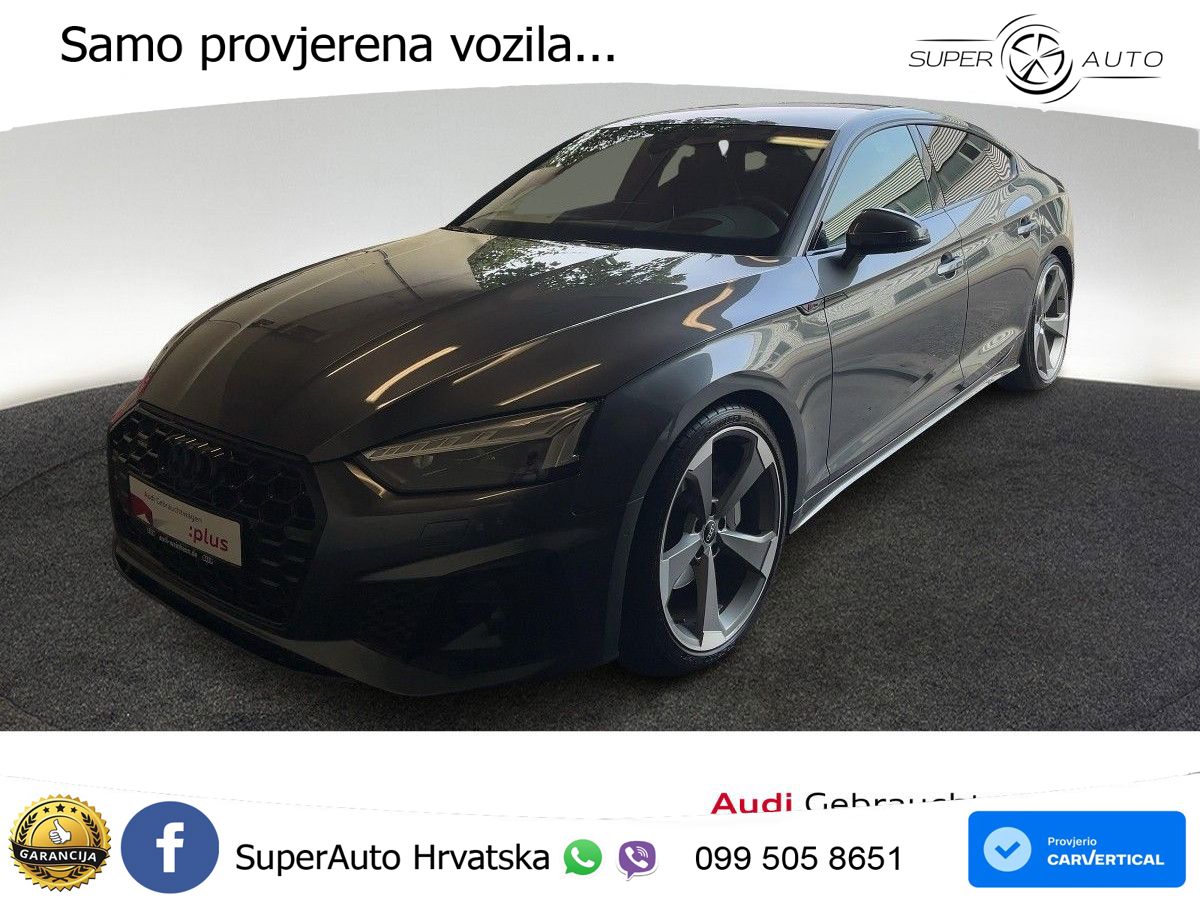 Audi A5 Sportback  40 TFSI (204 KS) quattro S tronic S line MATRIX+GR SJED+KAM