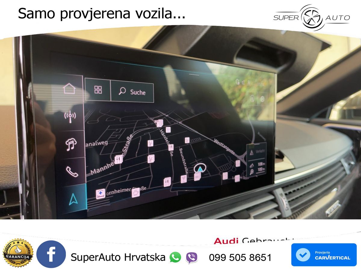 Audi A5 Sportback  40 TFSI (204 KS) quattro S tronic S line MATRIX+GR SJED+KAM