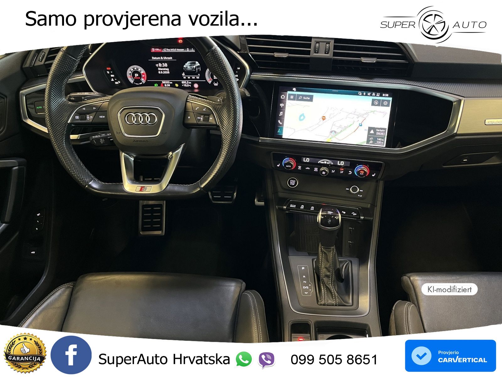 Audi Q3 II Sportback 40 TFSI (190 KS) quattro S tronic S line MATRIX+GR SJED+KAM