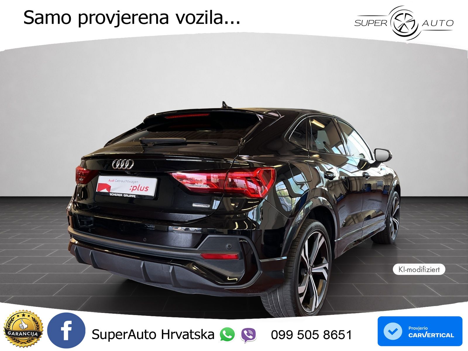 Audi Q3 II Sportback 40 TFSI (190 KS) quattro S tronic S line MATRIX+GR SJED+KAM