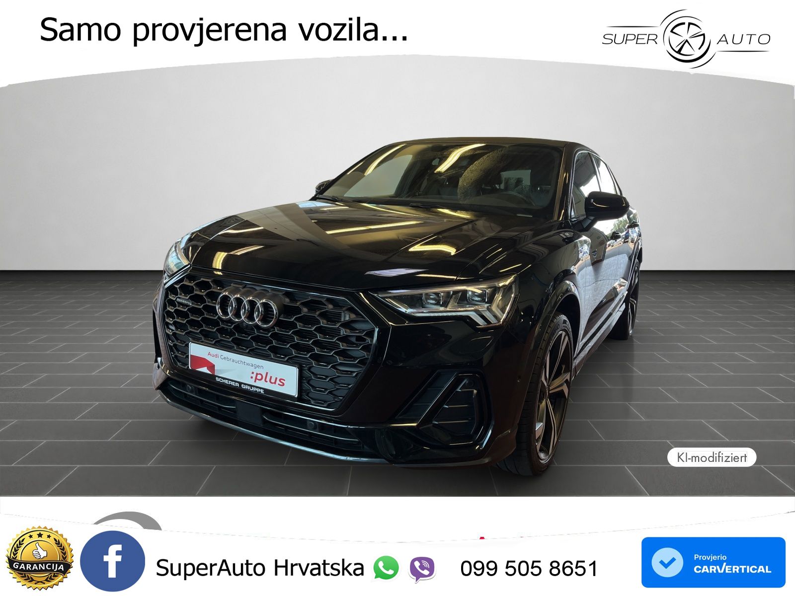 Audi Q3 II Sportback 40 TFSI (190 KS) quattro S tronic S line MATRIX+GR SJED+KAM