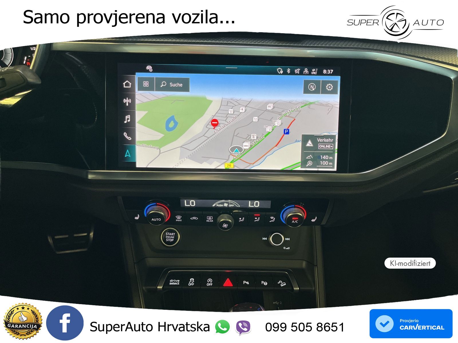 Audi Q3 II Sportback 40 TFSI (190 KS) quattro S tronic S line MATRIX+GR SJED+KAM