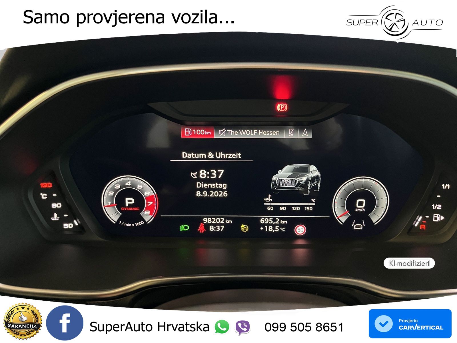 Audi Q3 II Sportback 40 TFSI (190 KS) quattro S tronic S line MATRIX+GR SJED+KAM