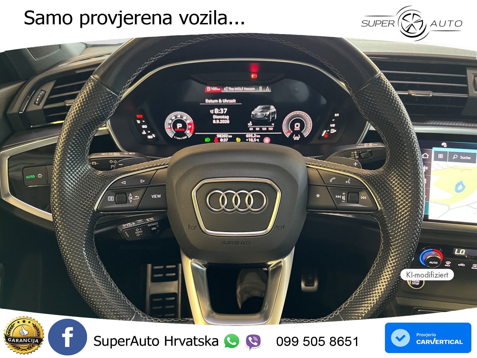 Audi Q3 II Sportback 40 TFSI (190 KS) quattro S tronic S line MATRIX+GR SJED+KAM