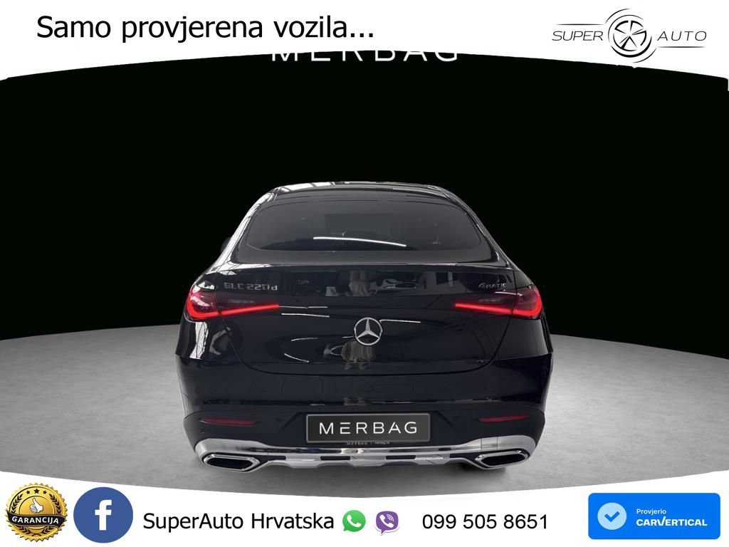 Mercedes GLC Coupe 220d (197 KS) 4MATIC 9G-TRONIC Avantgarde LED+GR SJED+ACC
