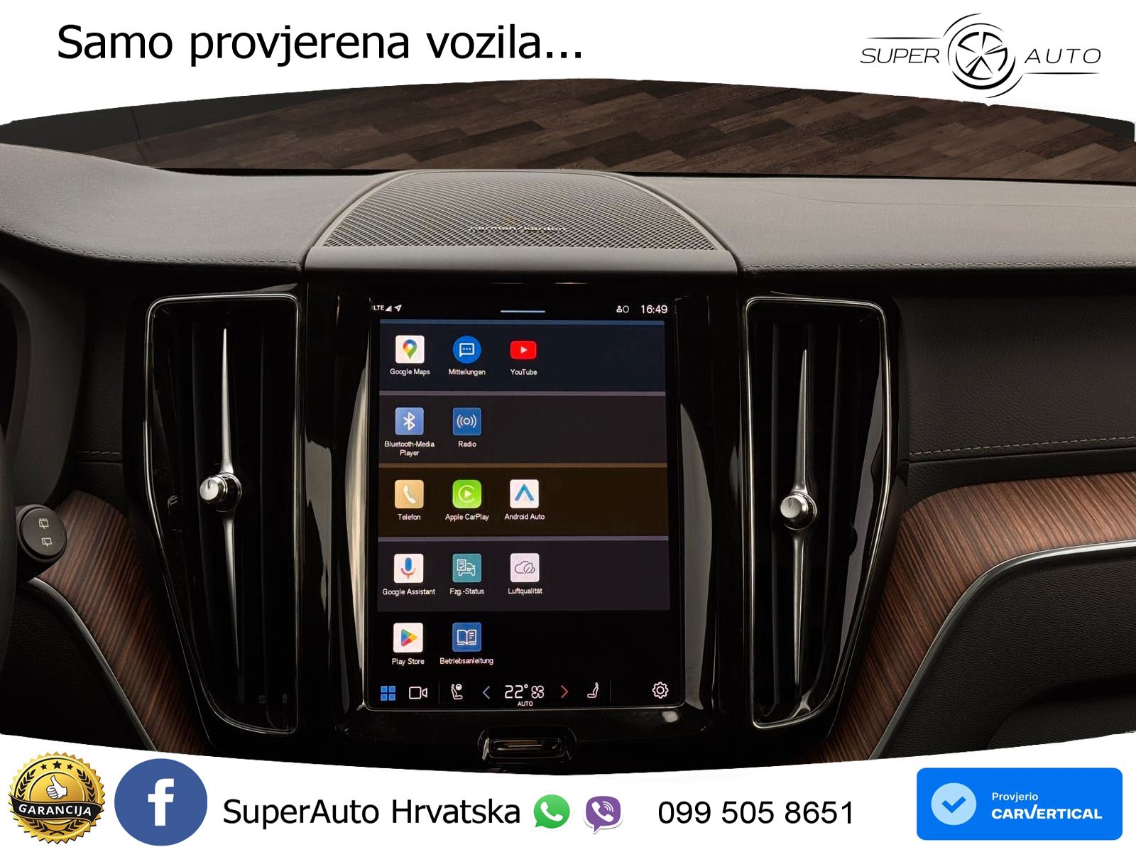 Volvo XC60 B5 Diesel AWD Geartronic ACC+HEAD+4xGR SJED+360+PANO