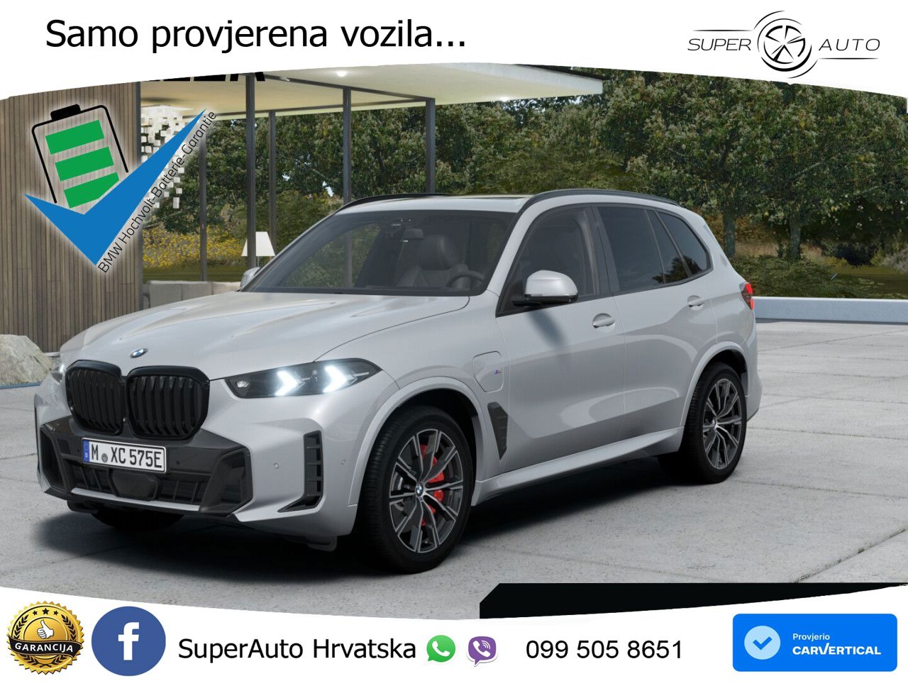 BMW X5 50e (489 KS) xDrive Steptronic M Sport ACC+HEAD+4xGR SJED+360+PANO