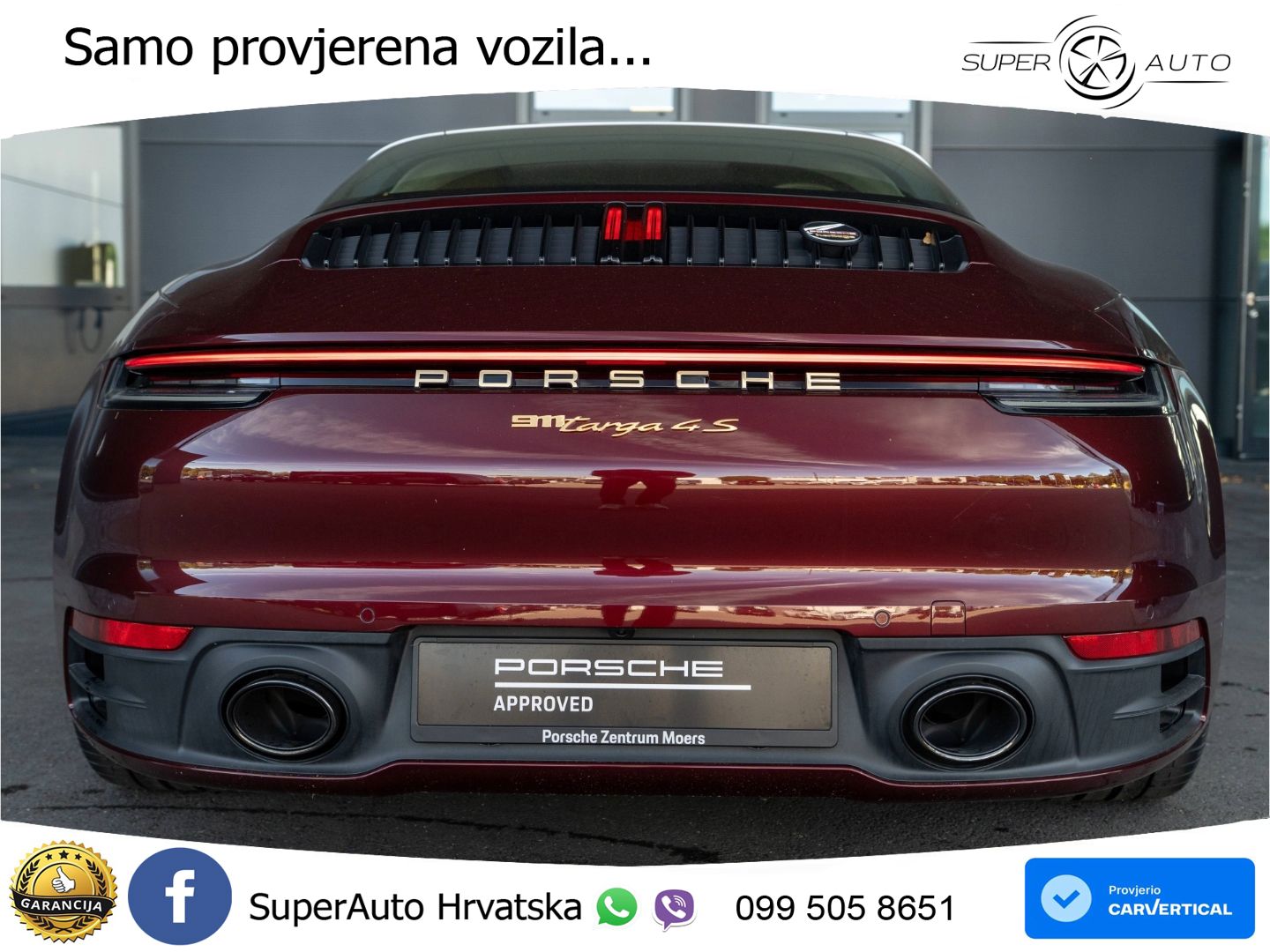 Porsche 911 Targa 4S 3.0 (450 KS) PDK