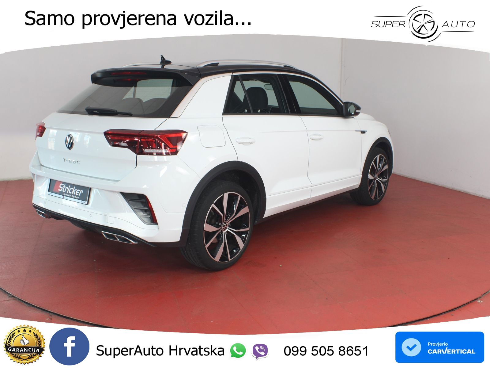 Volkswagen T-Roc 1.5 TSI (150 KS) DSG R-Line LED+GR SJED+ACC