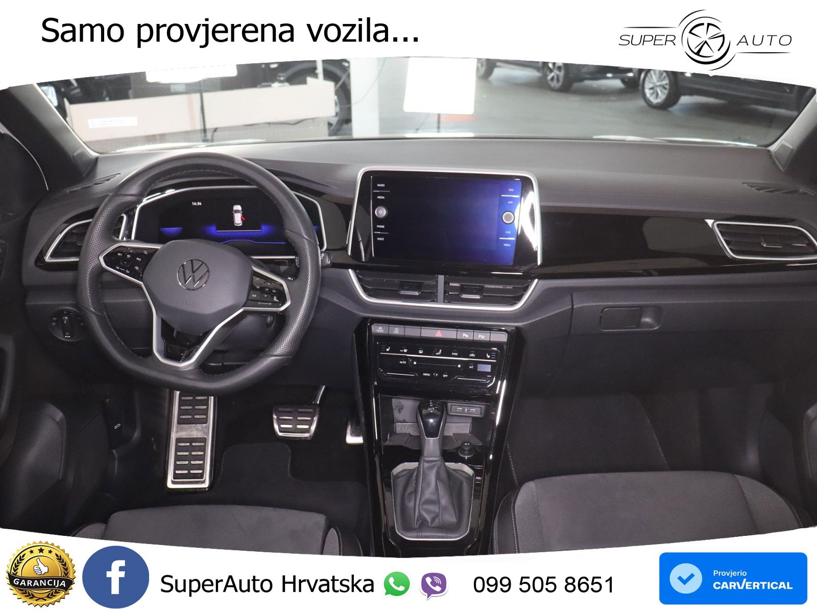 Volkswagen T-Roc 1.5 TSI (150 KS) DSG R-Line LED+GR SJED+ACC