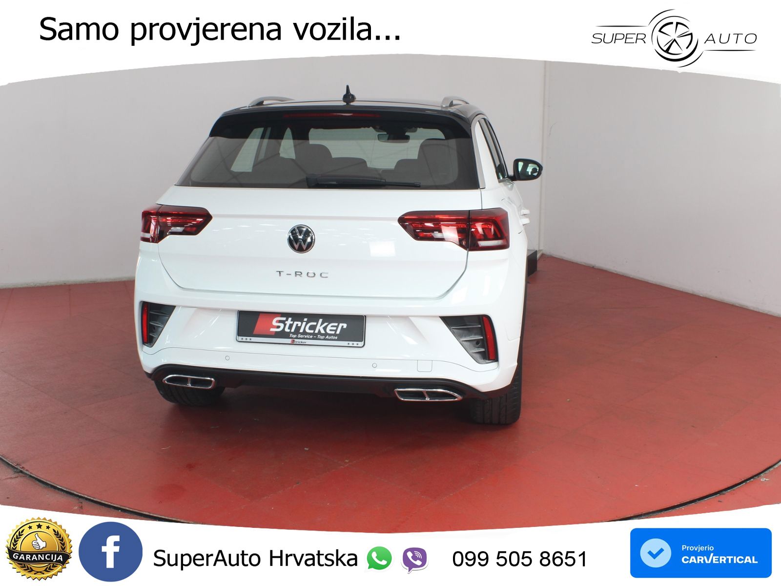 Volkswagen T-Roc 1.5 TSI (150 KS) DSG R-Line LED+GR SJED+ACC