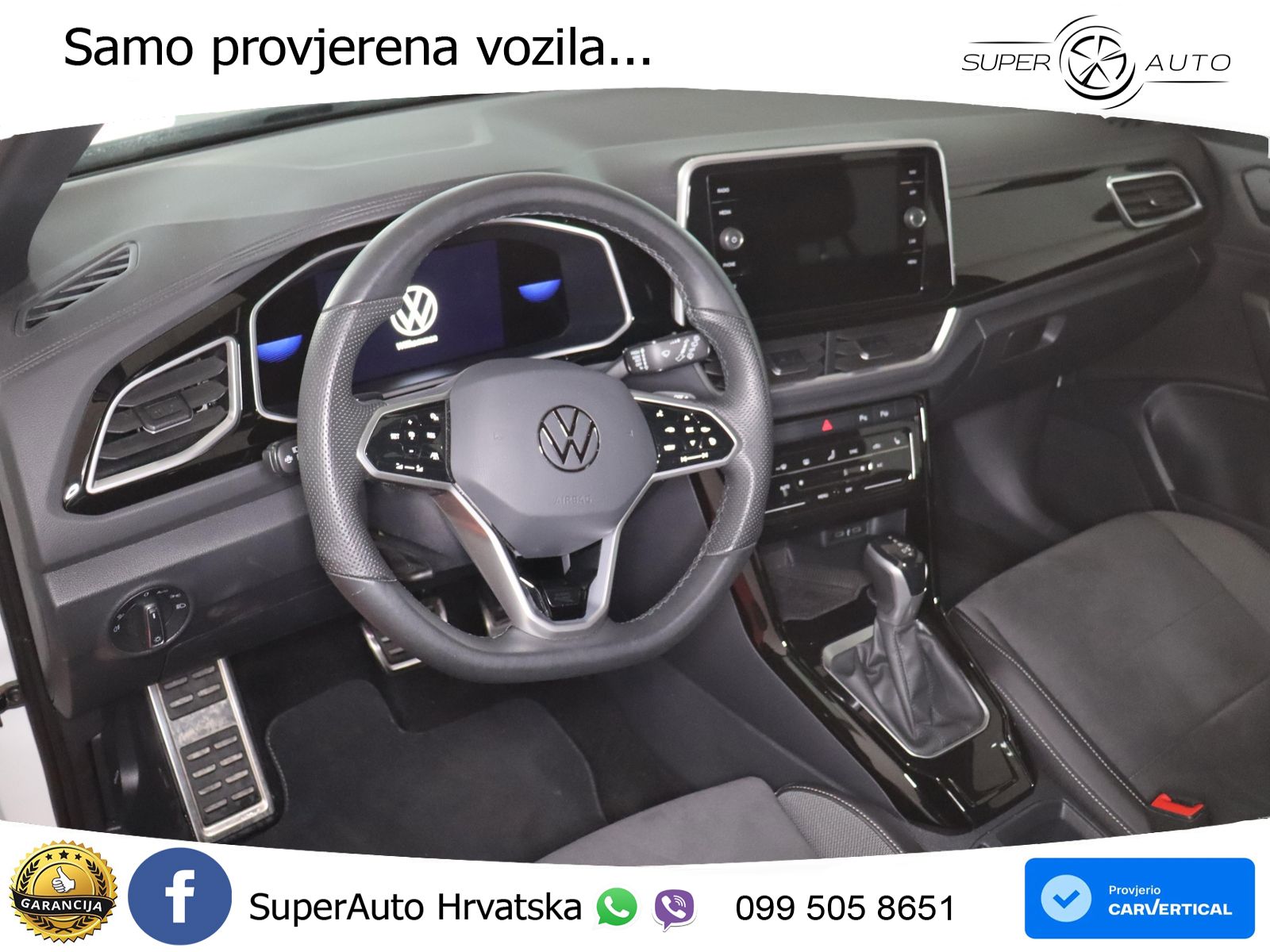 Volkswagen T-Roc 1.5 TSI (150 KS) DSG R-Line LED+GR SJED+ACC