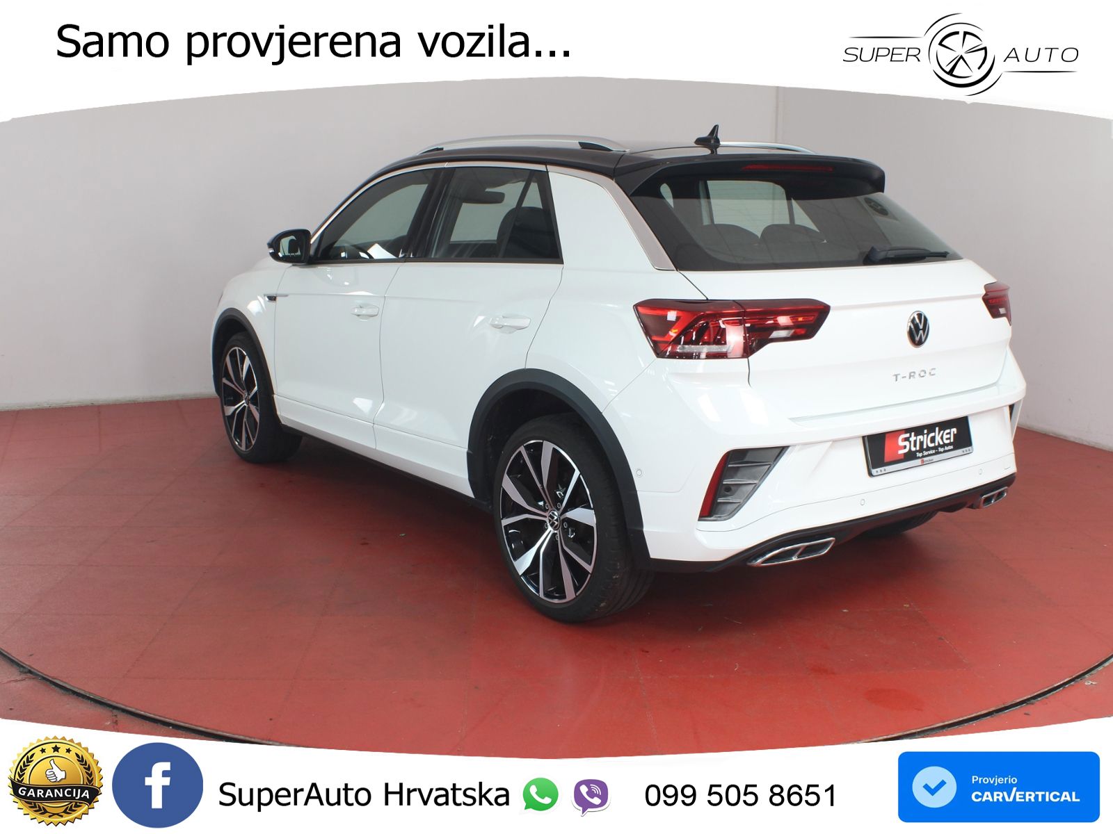 Volkswagen T-Roc 1.5 TSI (150 KS) DSG R-Line LED+GR SJED+ACC