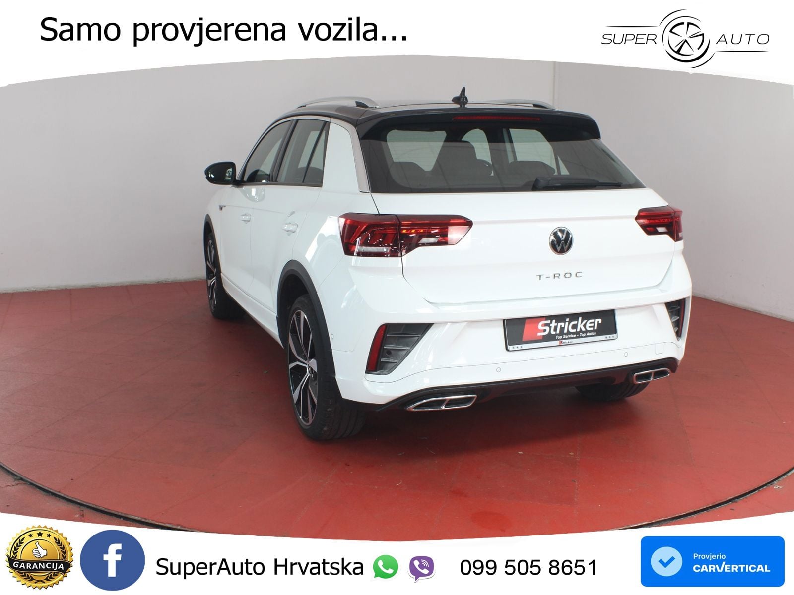 Volkswagen T-Roc 1.5 TSI (150 KS) DSG R-Line LED+GR SJED+ACC