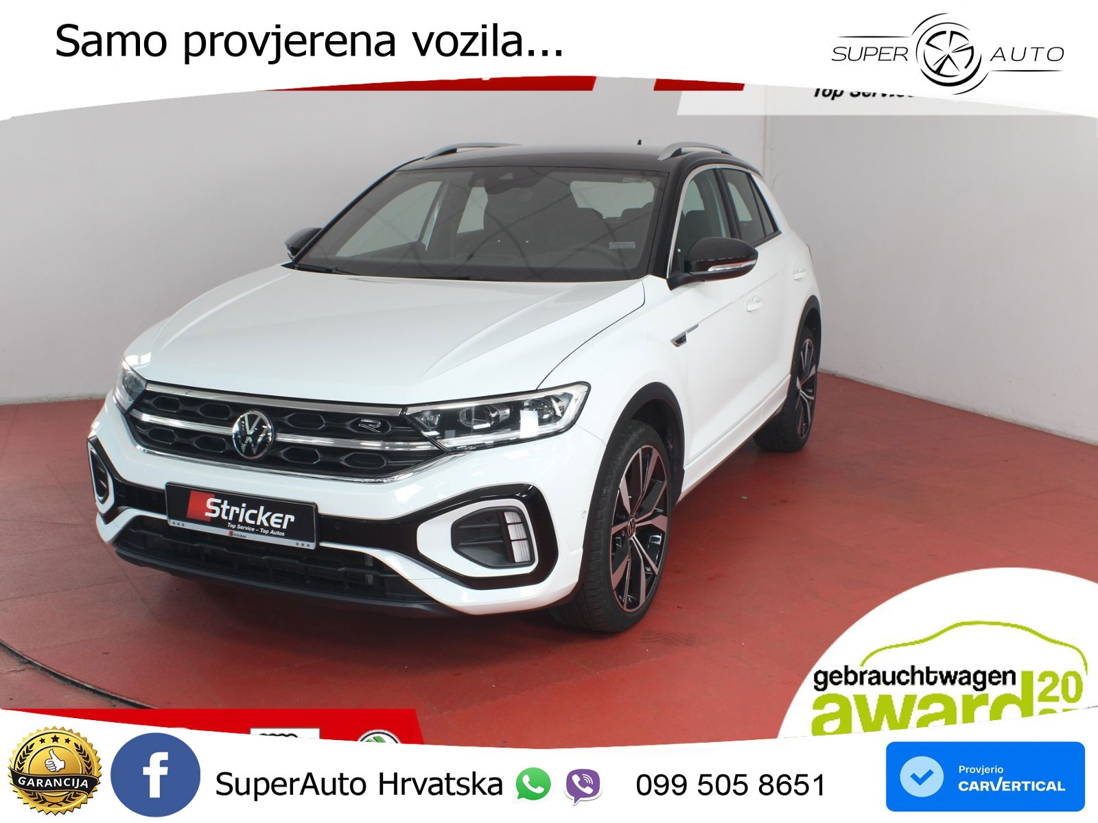 Volkswagen T-Roc 1.5 TSI (150 KS) DSG R-Line LED+GR SJED+ACC