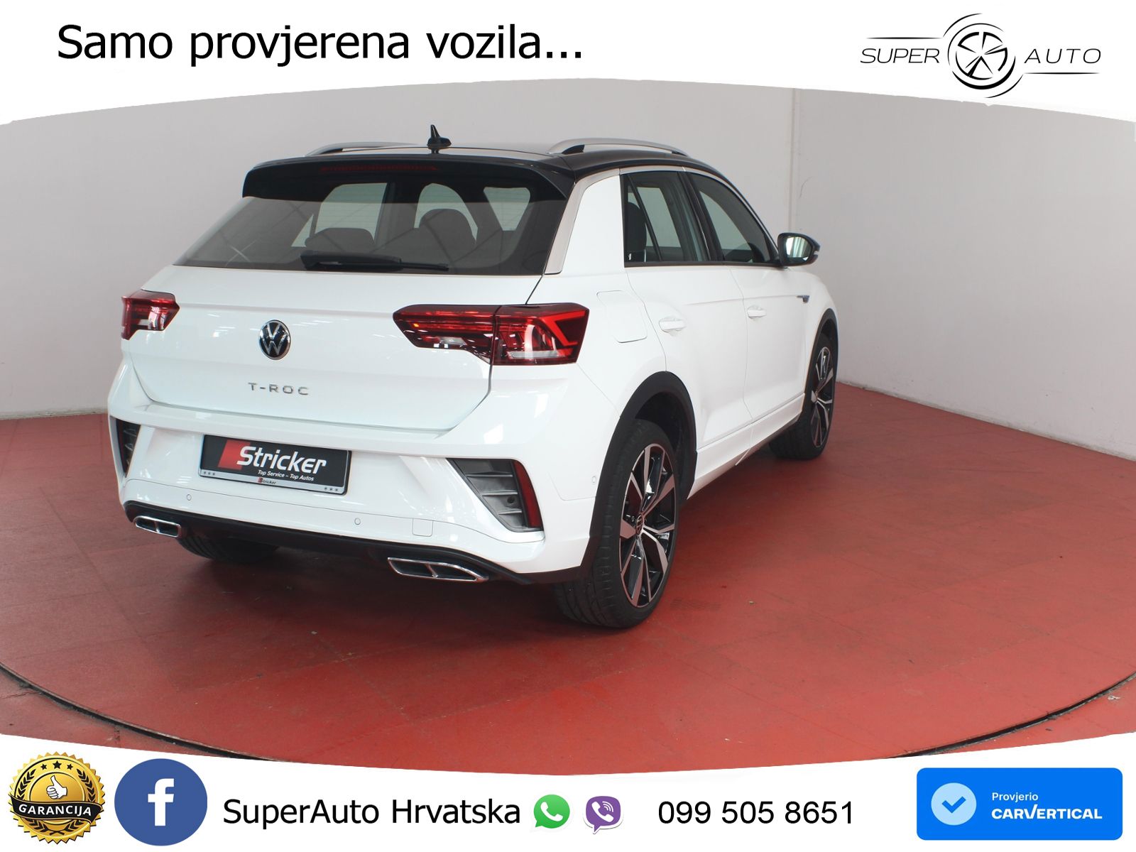 Volkswagen T-Roc 1.5 TSI (150 KS) DSG R-Line LED+GR SJED+ACC
