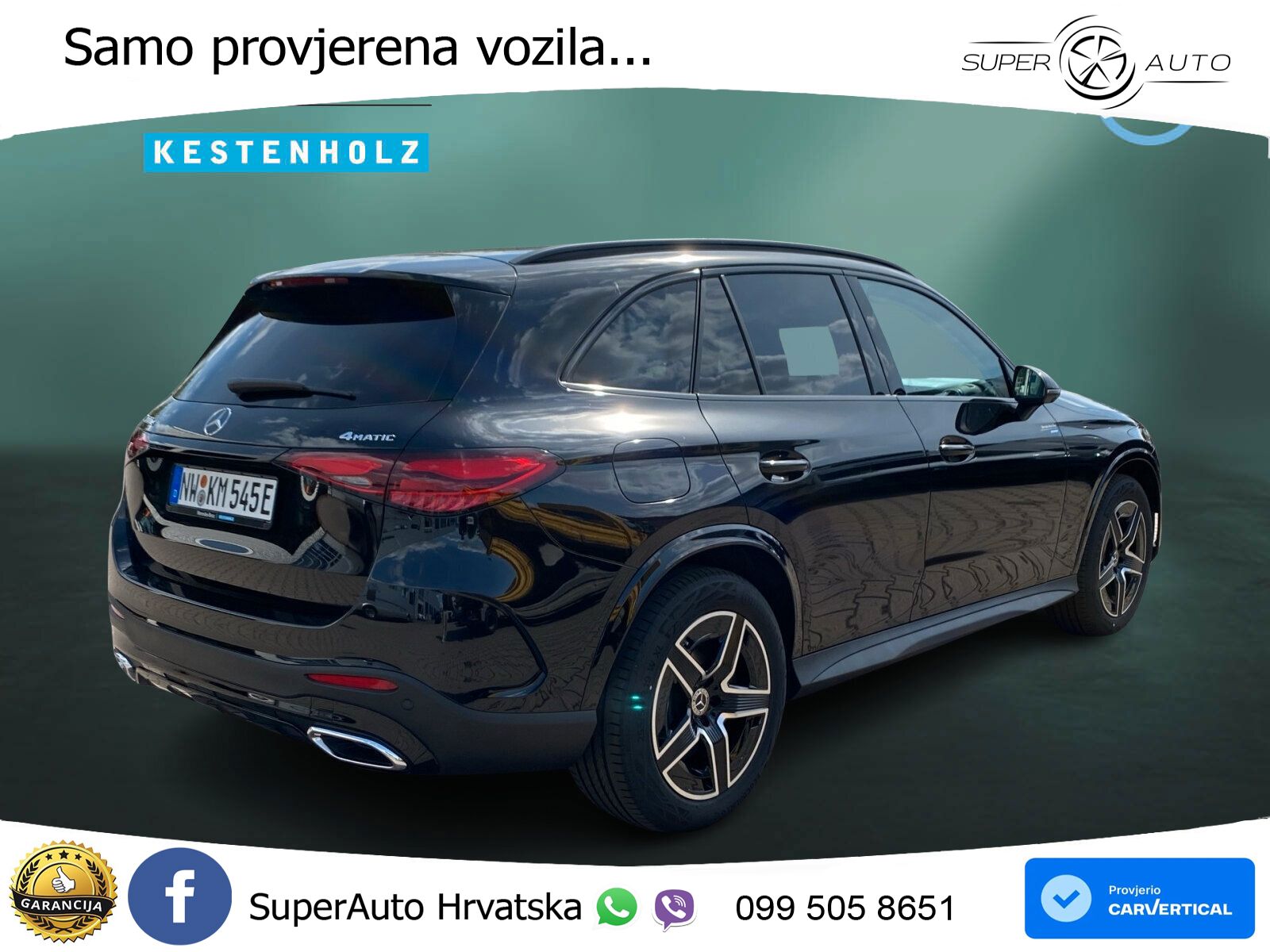 Mercedes GLC 300e (313 KS) 4MATIC 9G-TRONIC AMG ZRAČNI+ACC+GR SJED+KAM
