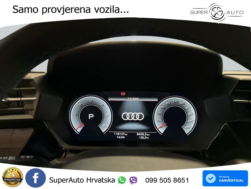 Audi A3 35 TDI (150 KS) S tronic LED+GR SJED+ACC