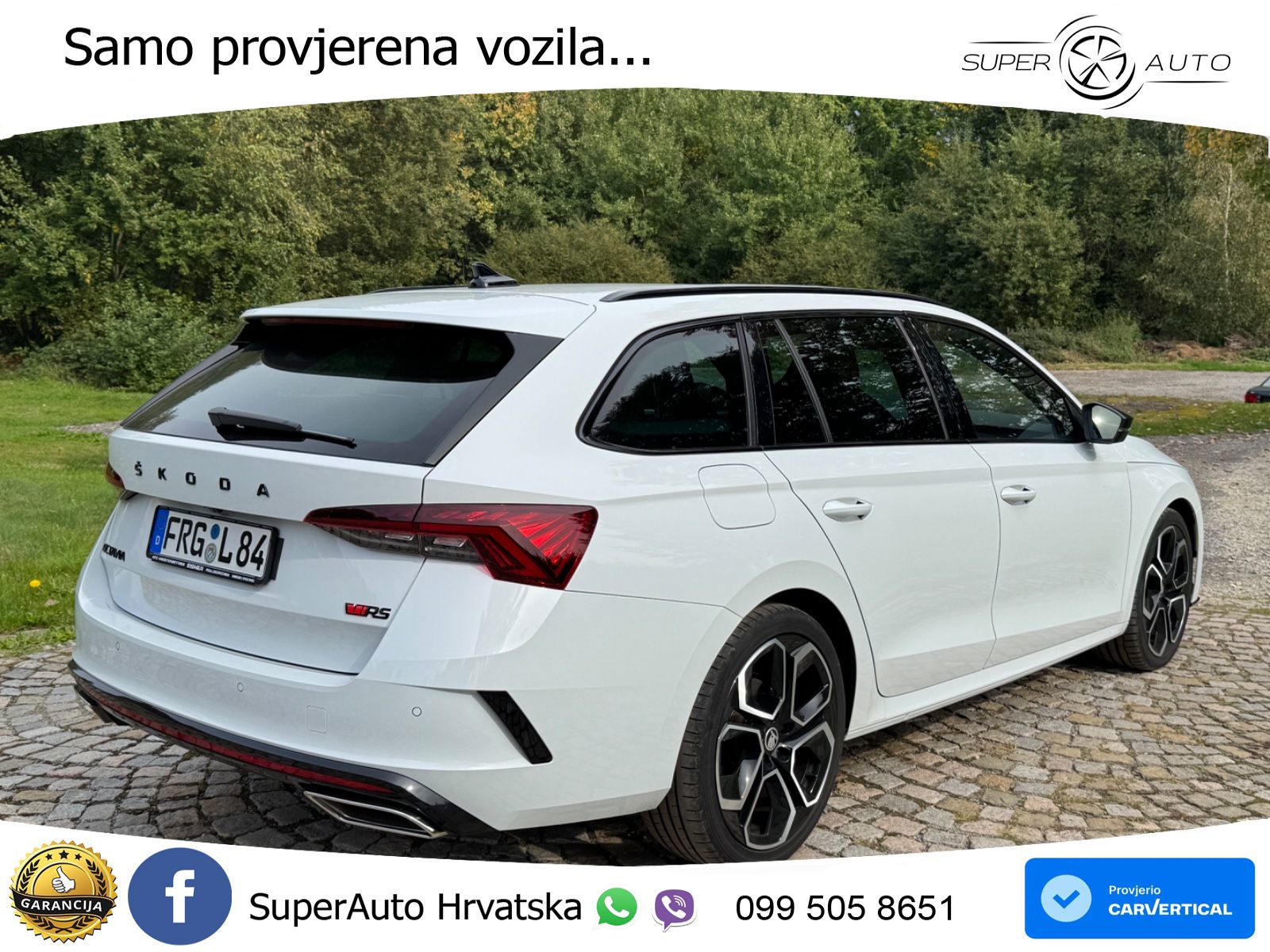 Škoda Octavia Combi RS 2.0 TDI (200 KS) 4x4 DSG LED+GR SJED+ACC