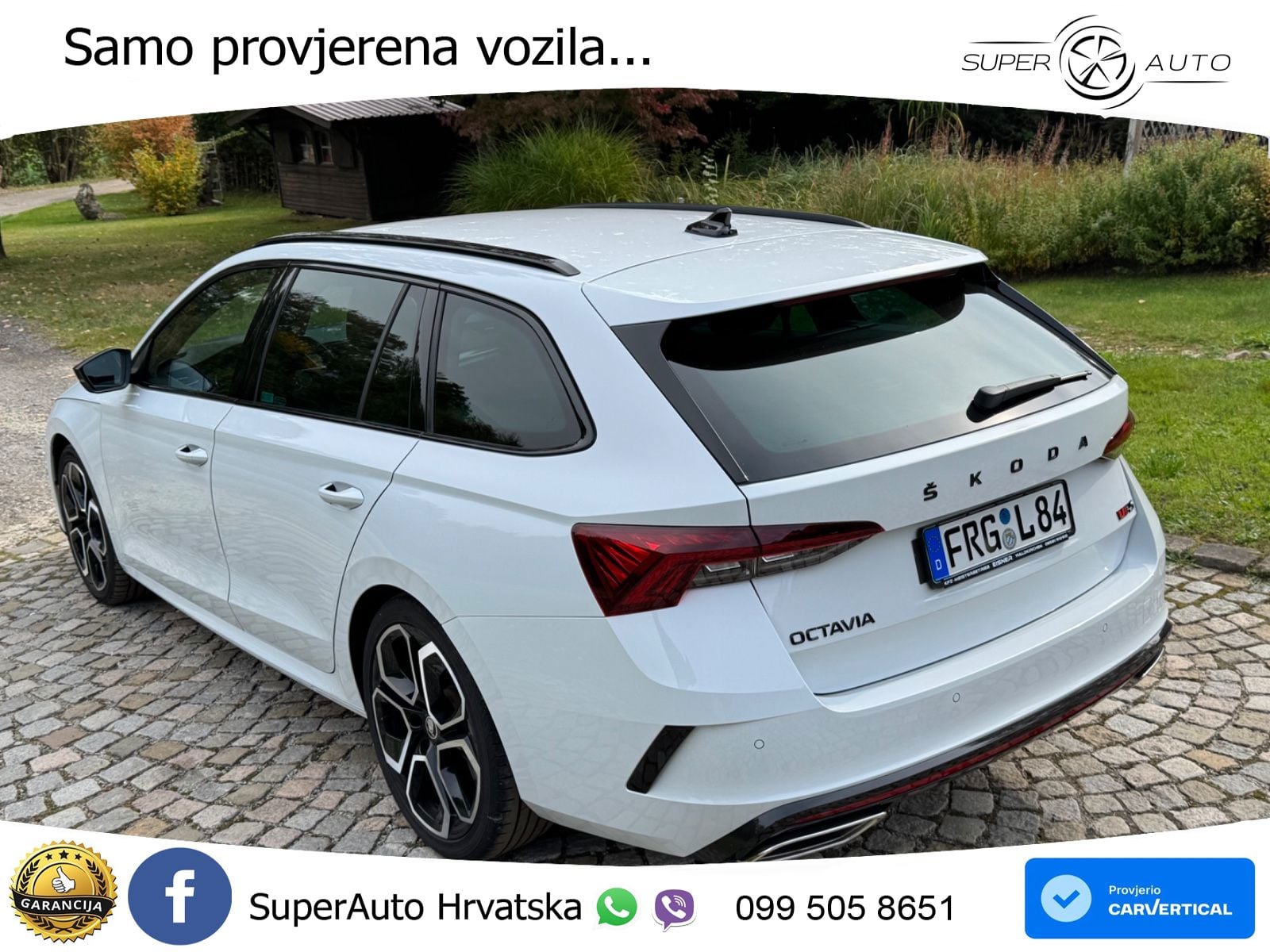 Škoda Octavia Combi RS 2.0 TDI (200 KS) 4x4 DSG LED+GR SJED+ACC