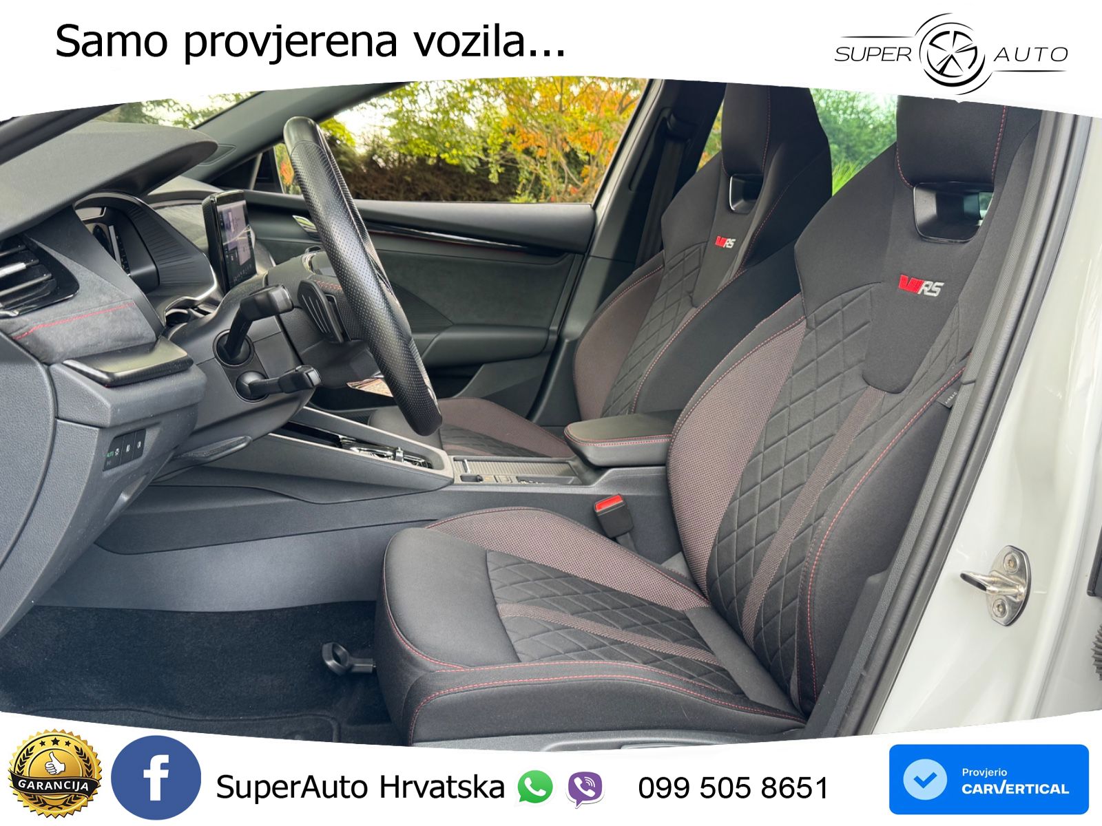 Škoda Octavia Combi RS 2.0 TDI (200 KS) 4x4 DSG LED+GR SJED+ACC