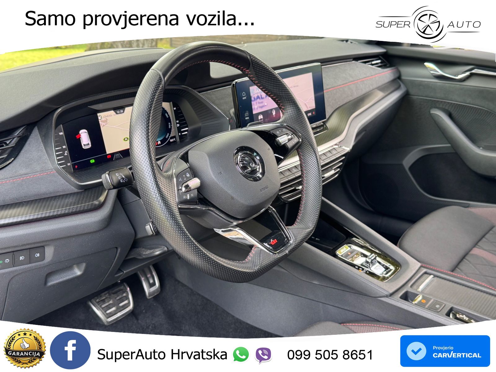 Škoda Octavia Combi RS 2.0 TDI (200 KS) 4x4 DSG LED+GR SJED+ACC