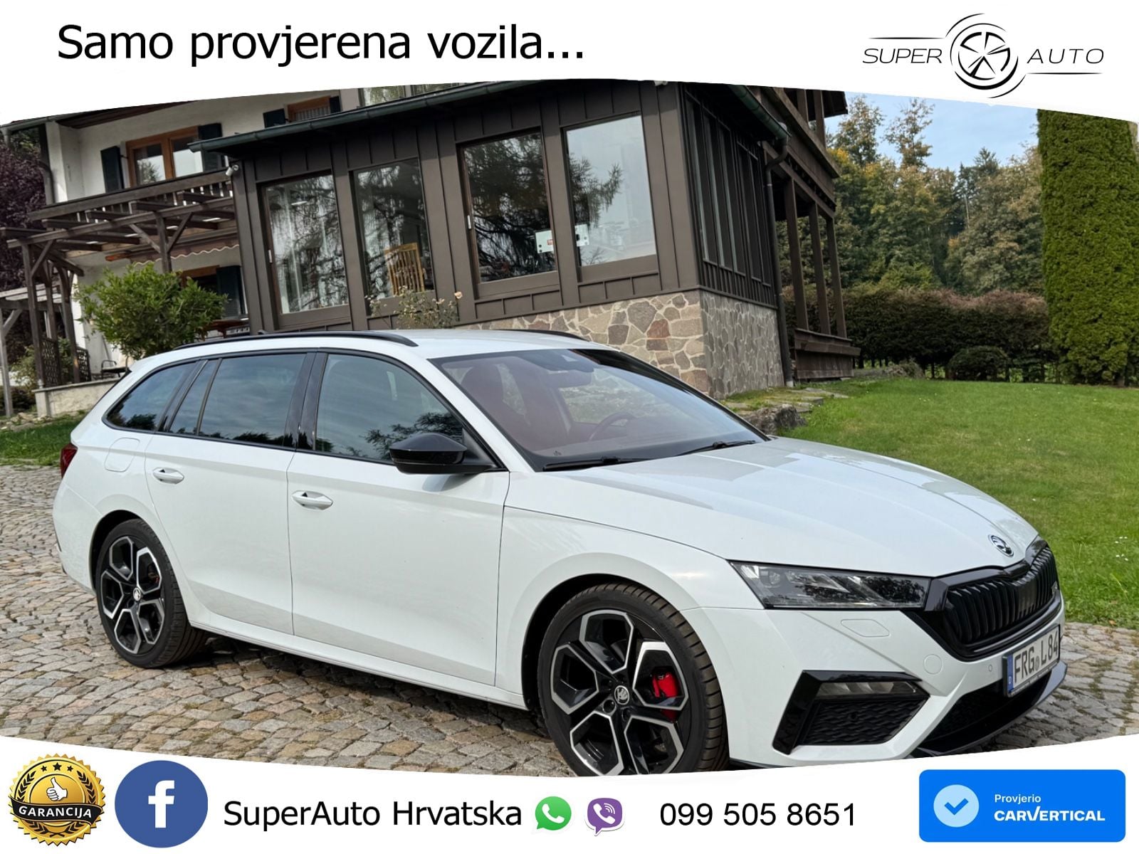 Škoda Octavia Combi RS 2.0 TDI (200 KS) 4x4 DSG LED+GR SJED+ACC
