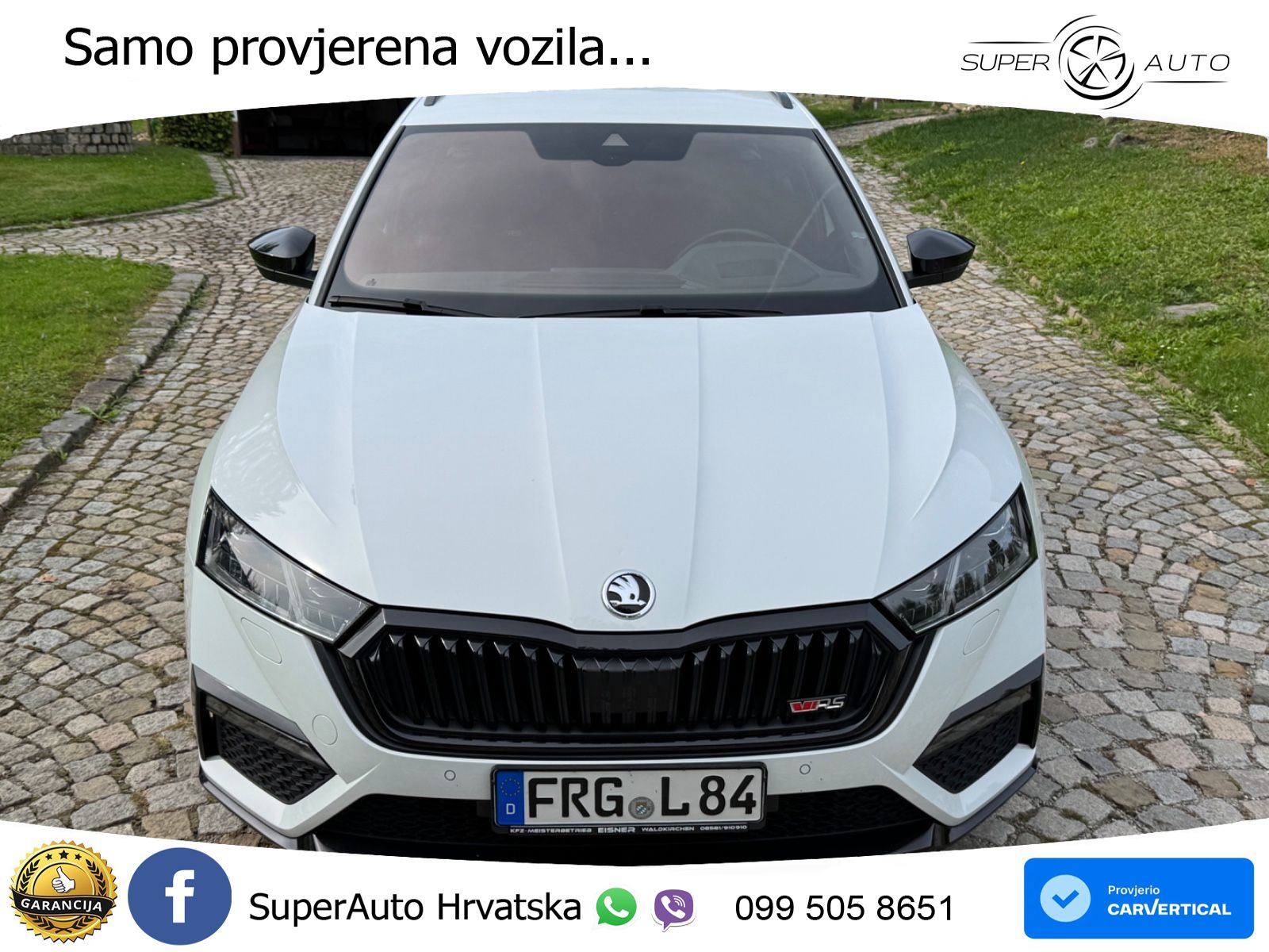 Škoda Octavia Combi RS 2.0 TDI (200 KS) 4x4 DSG LED+GR SJED+ACC