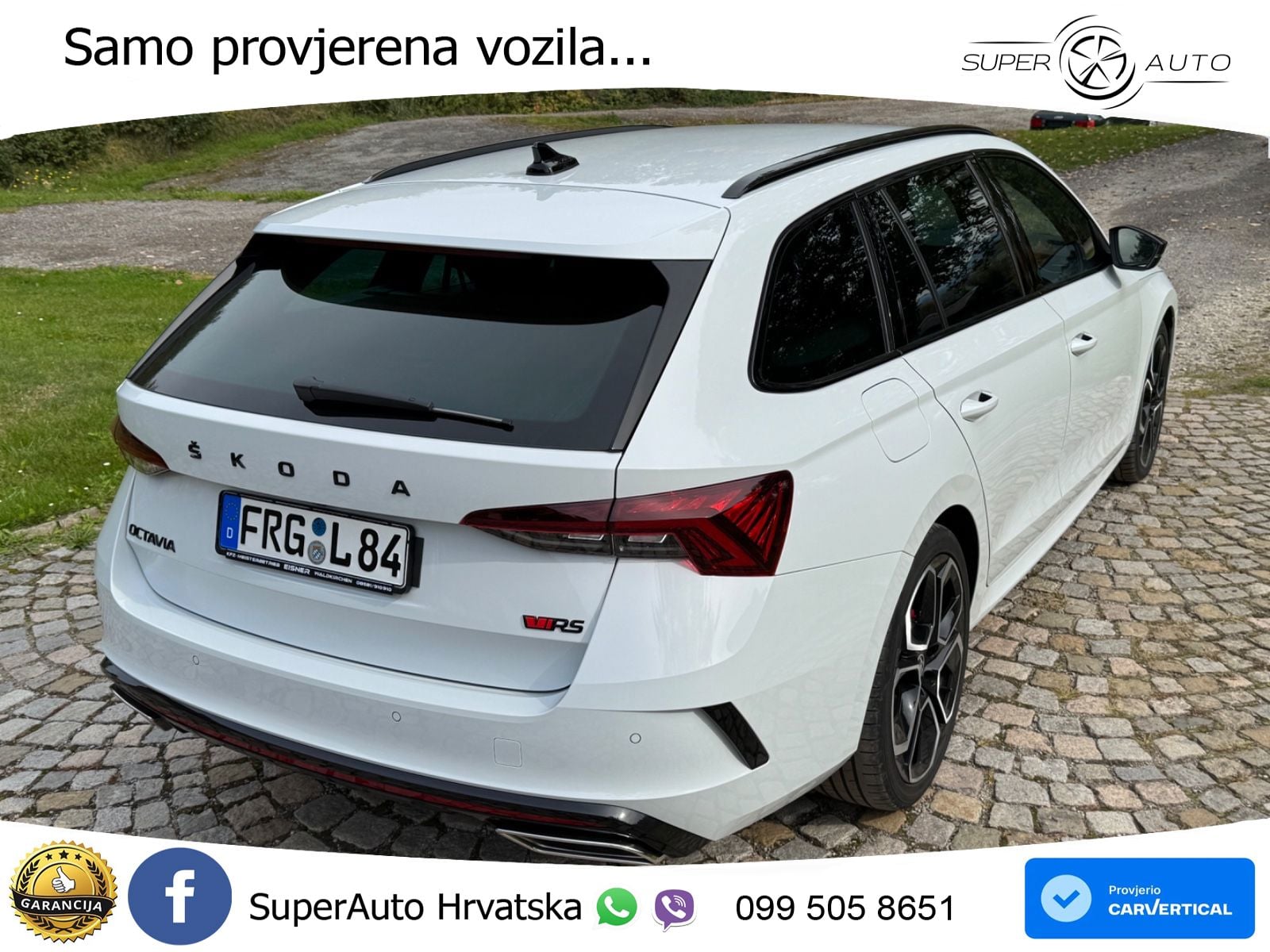 Škoda Octavia Combi RS 2.0 TDI (200 KS) 4x4 DSG LED+GR SJED+ACC