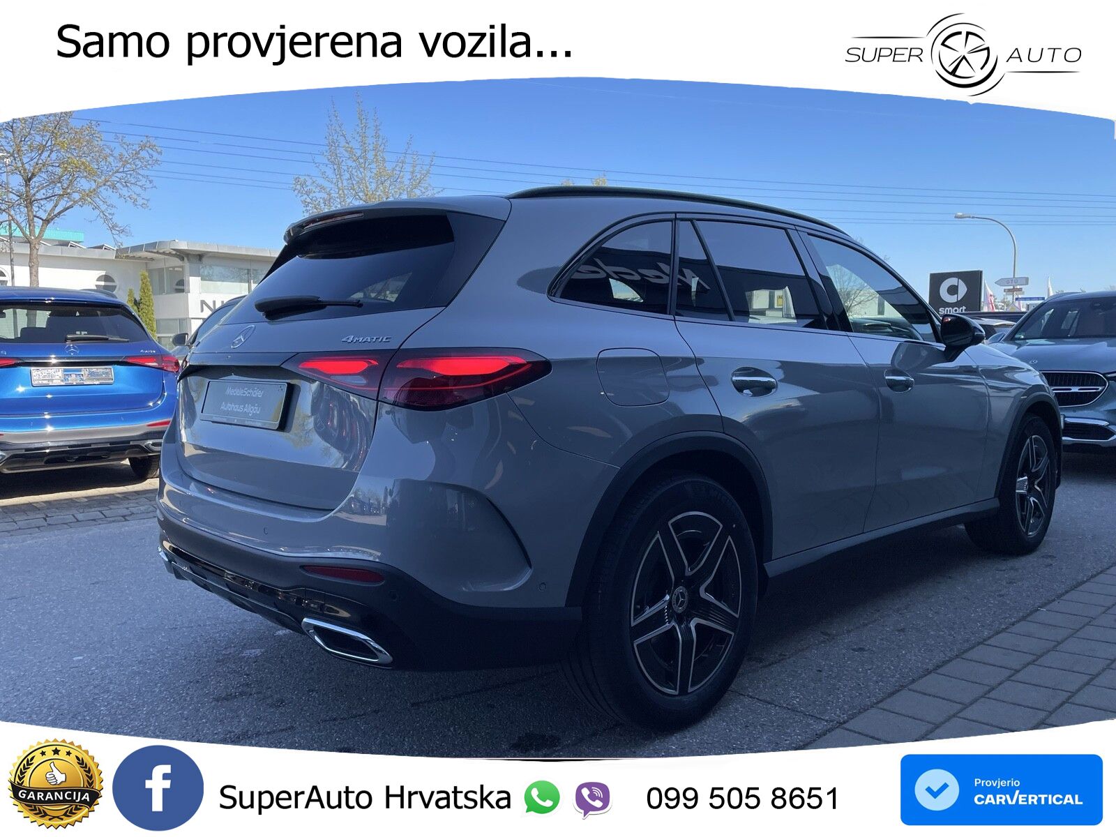 Mercedes GLC 450d (367 KS) 4MATIC 9G-TRONIC AMG ZRAČNI+ACC+GR SJED+KAM+PANO