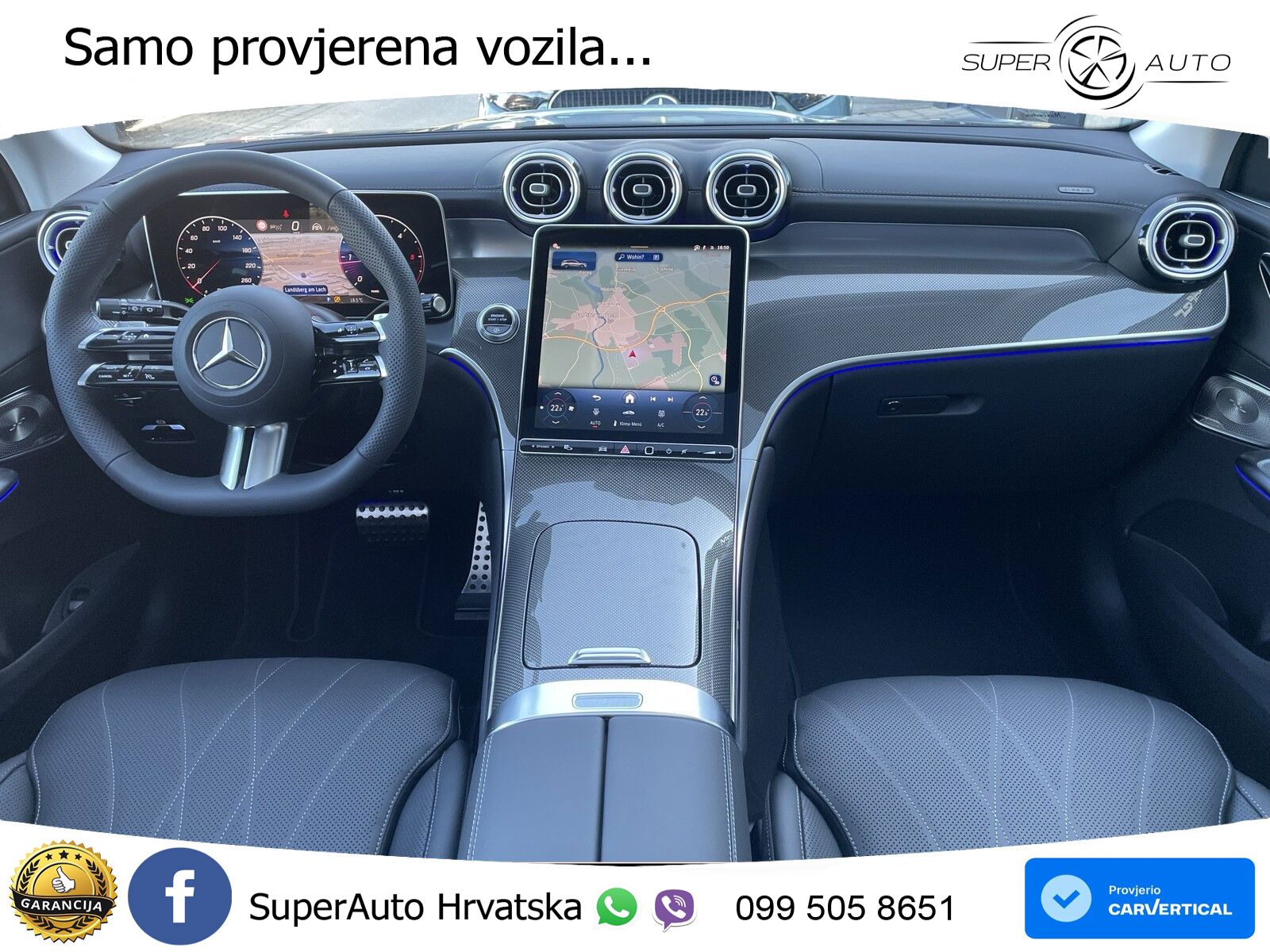 Mercedes GLC 450d (367 KS) 4MATIC 9G-TRONIC AMG ZRAČNI+ACC+GR SJED+KAM+PANO