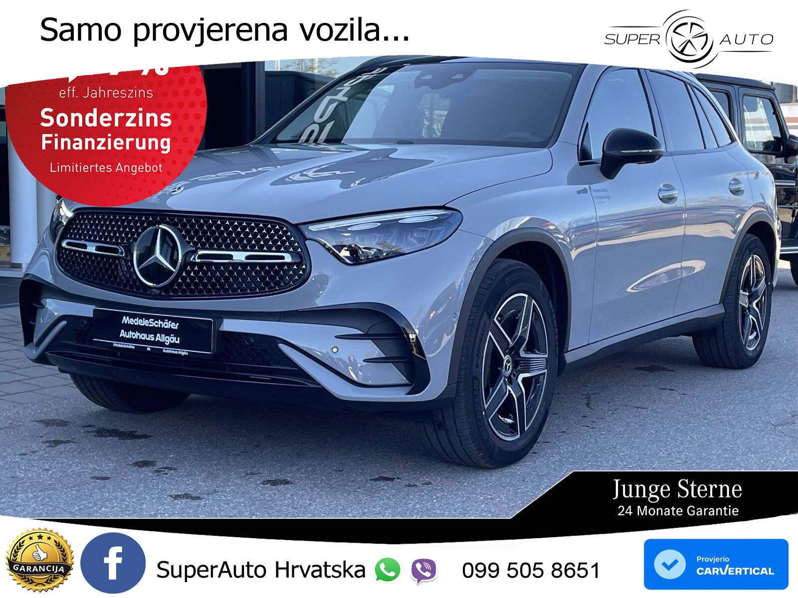 Mercedes GLC 450d (367 KS) 4MATIC 9G-TRONIC AMG ZRAČNI+ACC+GR SJED+KAM+PANO