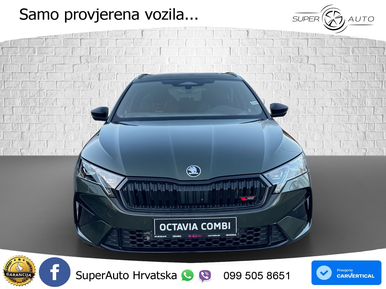 Škoda Octavia Combi RS 2.0 TSI (265 KS) DSG