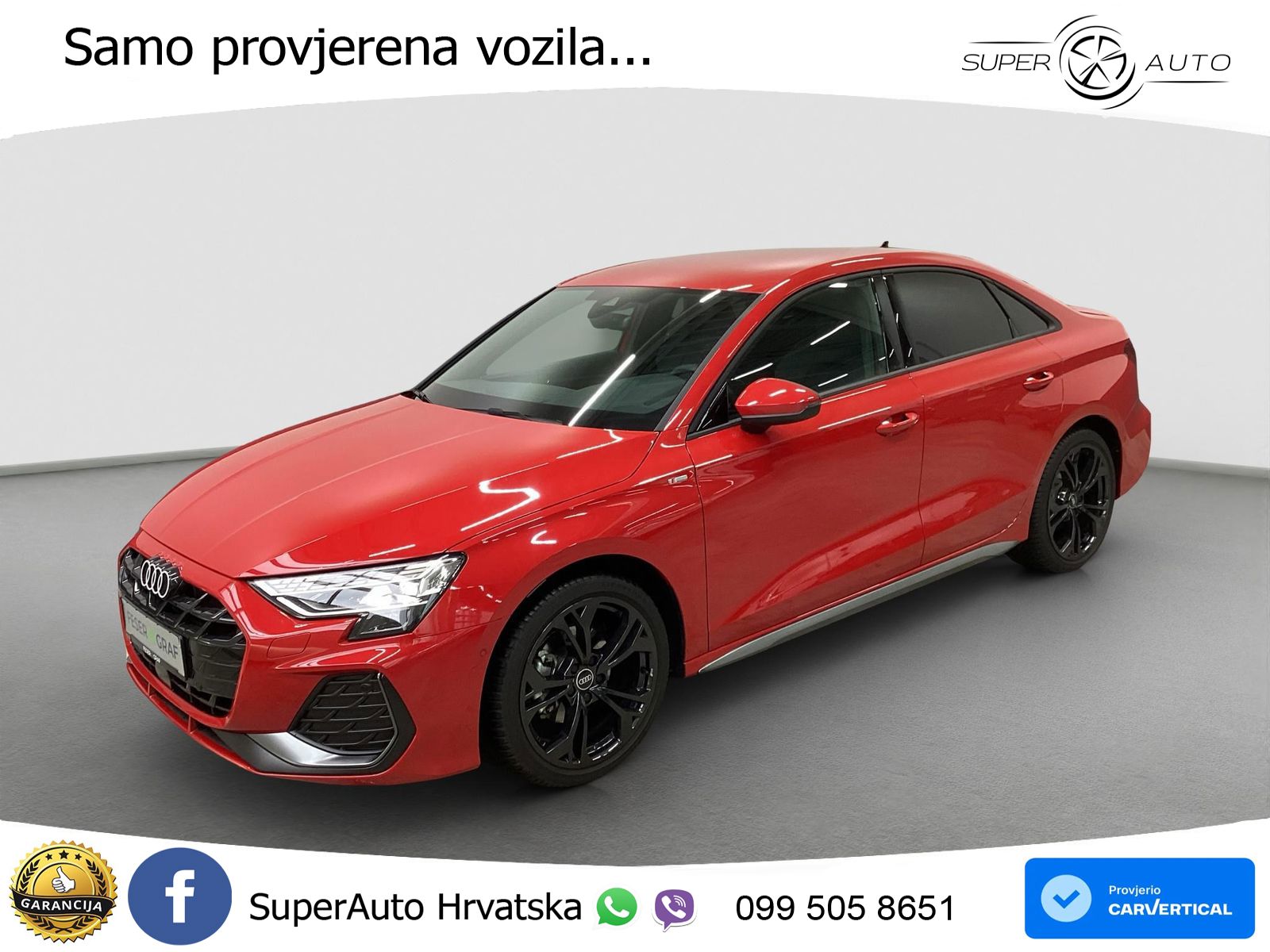 Audi A3 Limuzina 35 TFSI (150 KS) S tronic S line LED+GR SJED+ACC