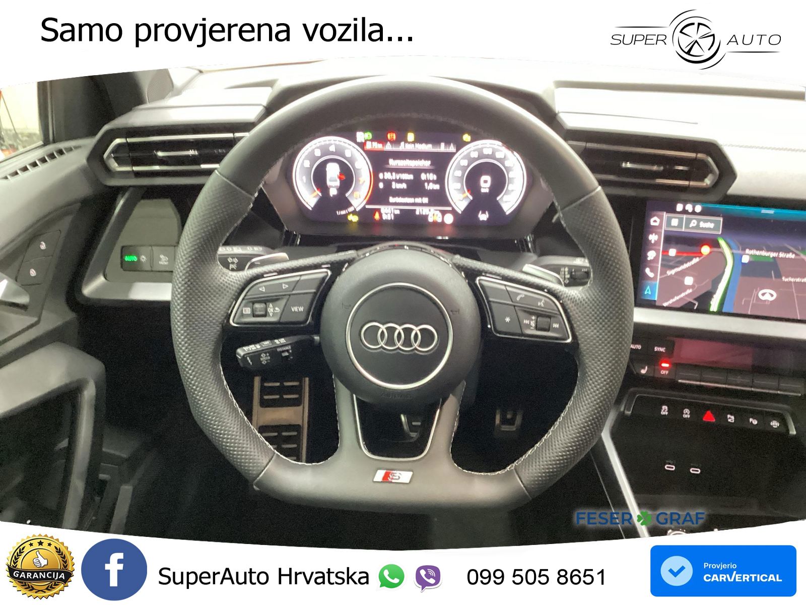 Audi A3 Limuzina 35 TFSI (150 KS) S tronic S line LED+GR SJED+ACC