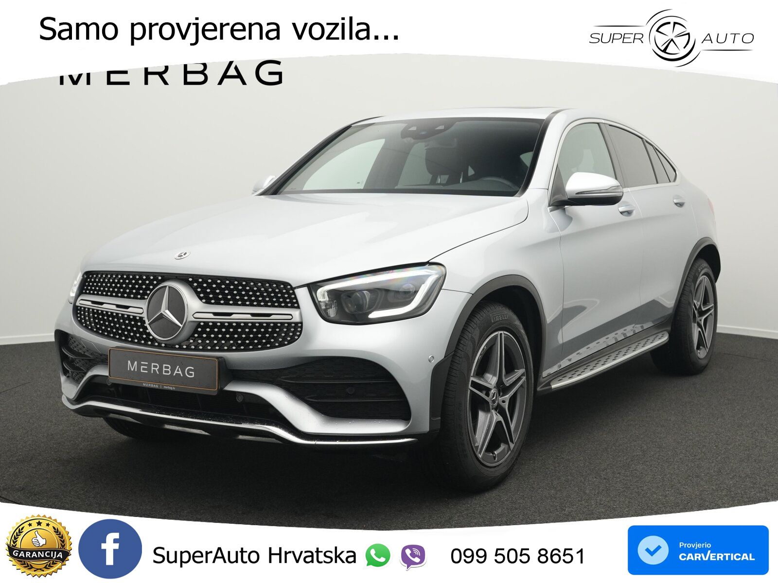 Mercedes GLC Coupe 200d (163 KS) 4MATIC G-TRONIC AMG LED+GR SJED+ACC