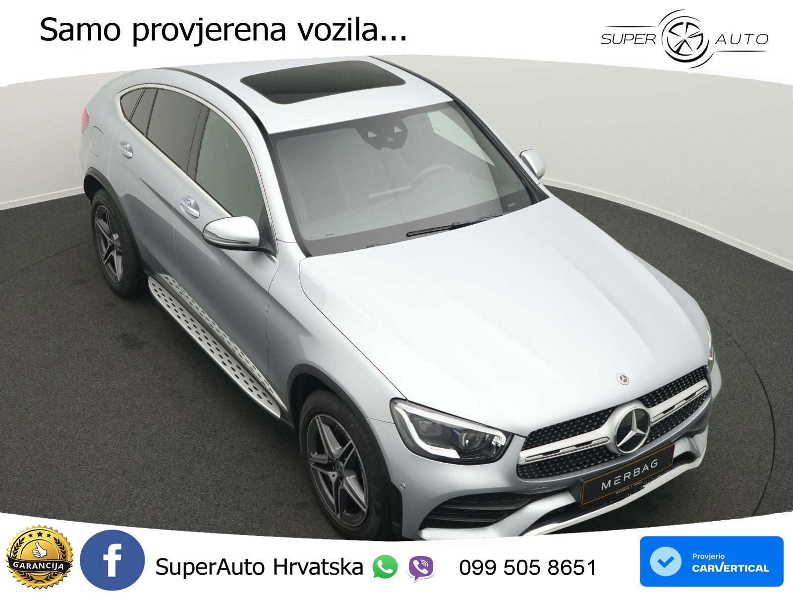 Mercedes GLC Coupe 200d (163 KS) 4MATIC G-TRONIC AMG LED+GR SJED+ACC