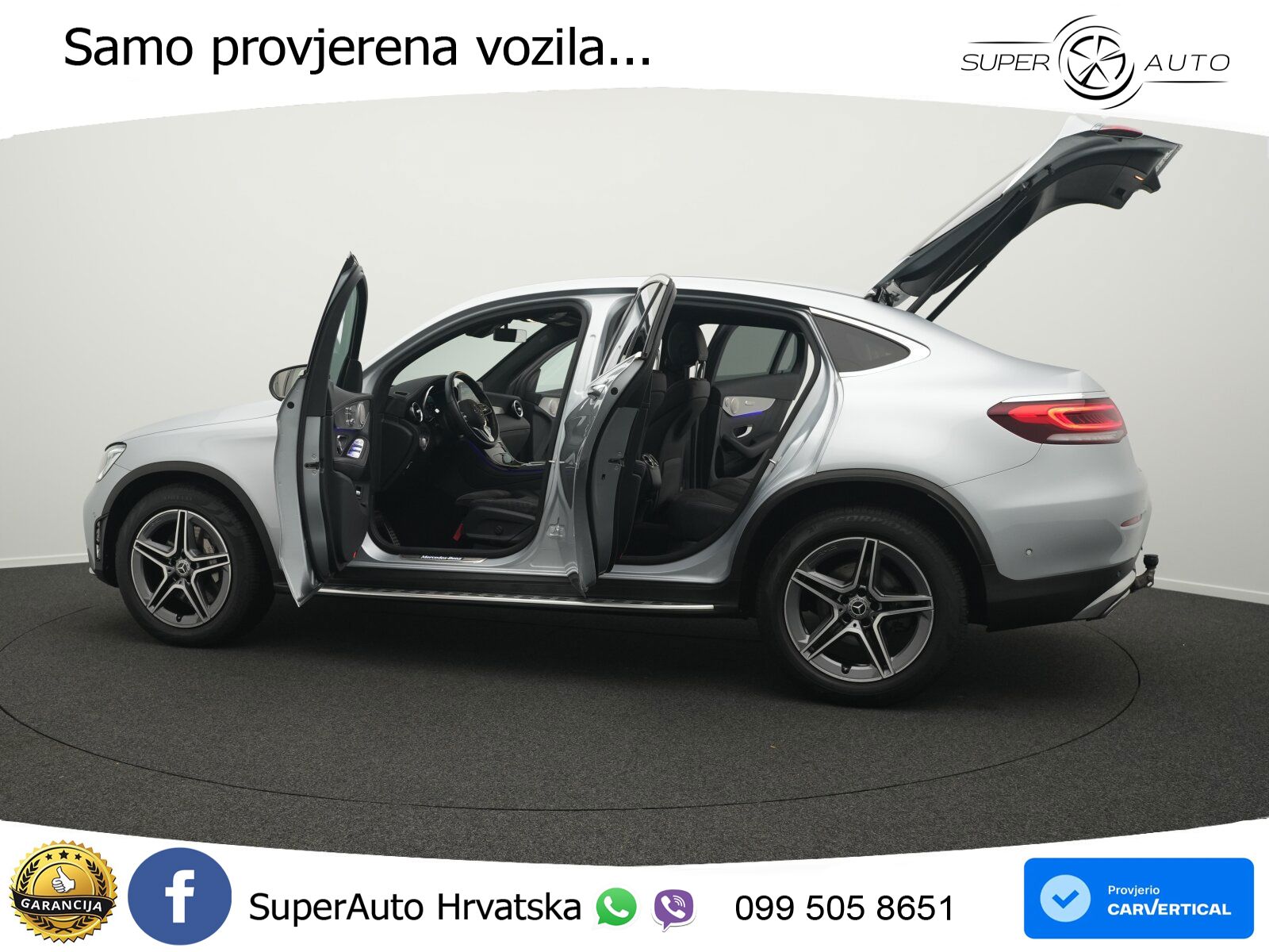 Mercedes GLC Coupe 200d (163 KS) 4MATIC G-TRONIC AMG LED+GR SJED+ACC