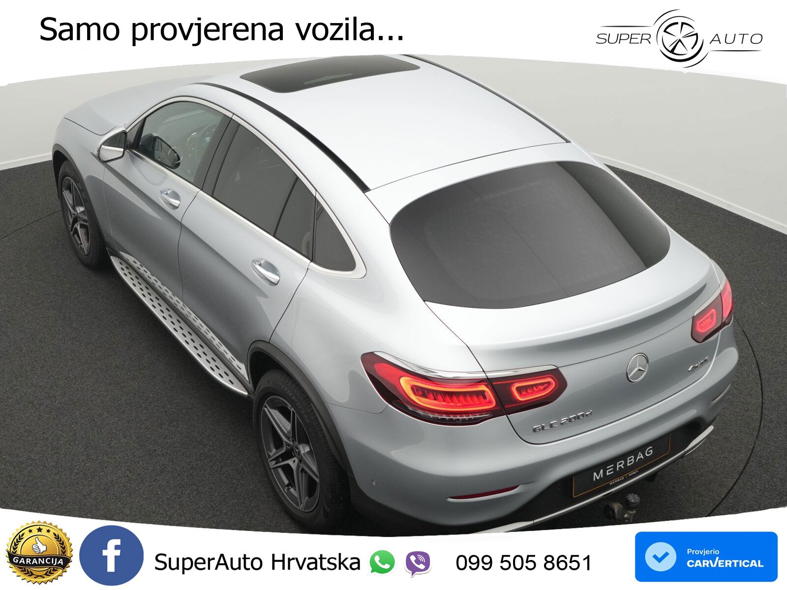 Mercedes GLC Coupe 200d (163 KS) 4MATIC G-TRONIC AMG LED+GR SJED+ACC